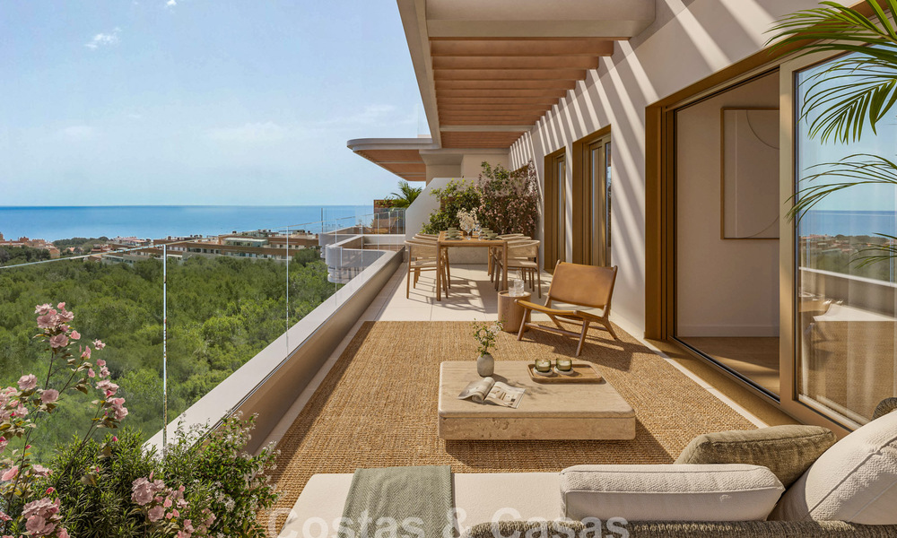 Apartamentos modernos de obra nueva con amplias terrazas y vistas al mar en venta en Torremolinos, Costa del Sol 793808