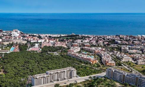 Apartamentos modernos de obra nueva con amplias terrazas y vistas al mar en venta en Torremolinos, Costa del Sol 793810