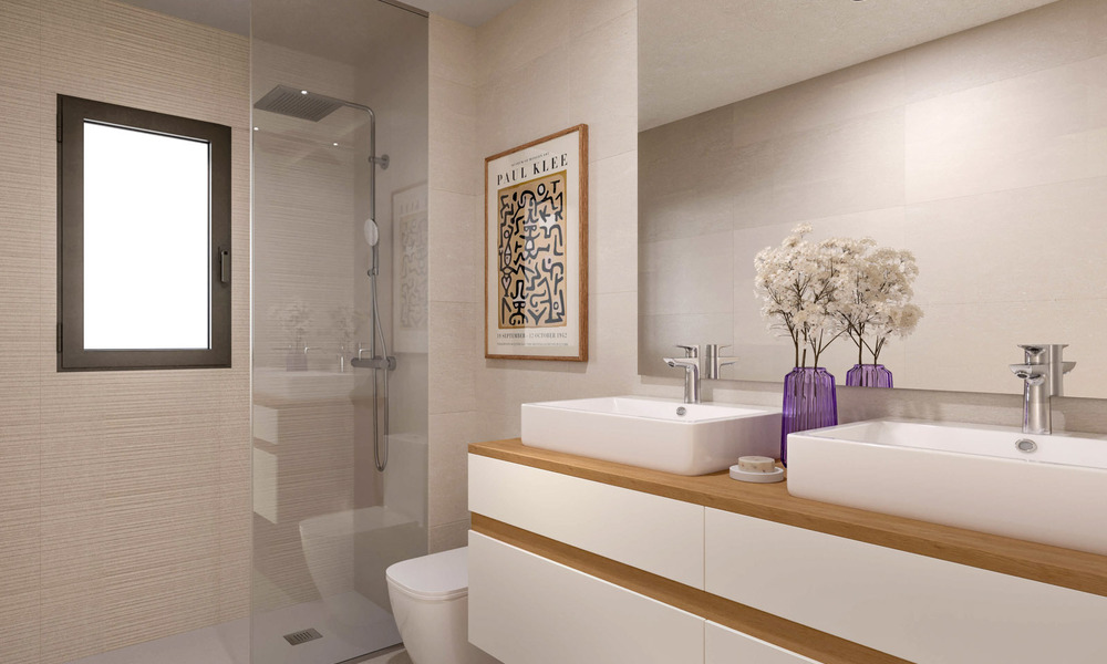 Apartamentos de obra nueva contemporáneos con vistas al mar en venta en Torremolinos, Costa del Sol 793812