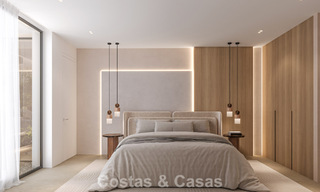 2 Villas de lujo nuevas en venta a poca distancia a pie de una casa club de golf en la New Golden Mile, Marbella - Estepona 794260 