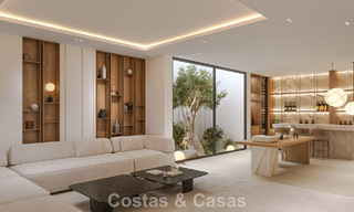 2 Villas de lujo nuevas en venta a poca distancia a pie de una casa club de golf en la New Golden Mile, Marbella - Estepona 794264 