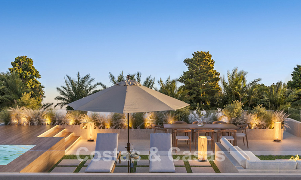 2 Villas de lujo nuevas en venta a poca distancia a pie de una casa club de golf en la New Golden Mile, Marbella - Estepona 794268