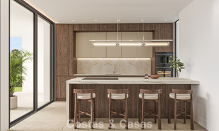 2 Villas de lujo nuevas en venta a poca distancia a pie de una casa club de golf en la New Golden Mile, Marbella - Estepona 794271 