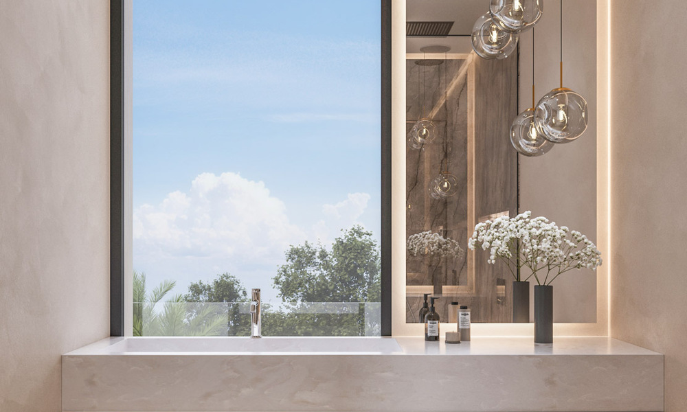 2 Villas de lujo nuevas en venta a poca distancia a pie de una casa club de golf en la New Golden Mile, Marbella - Estepona 794273