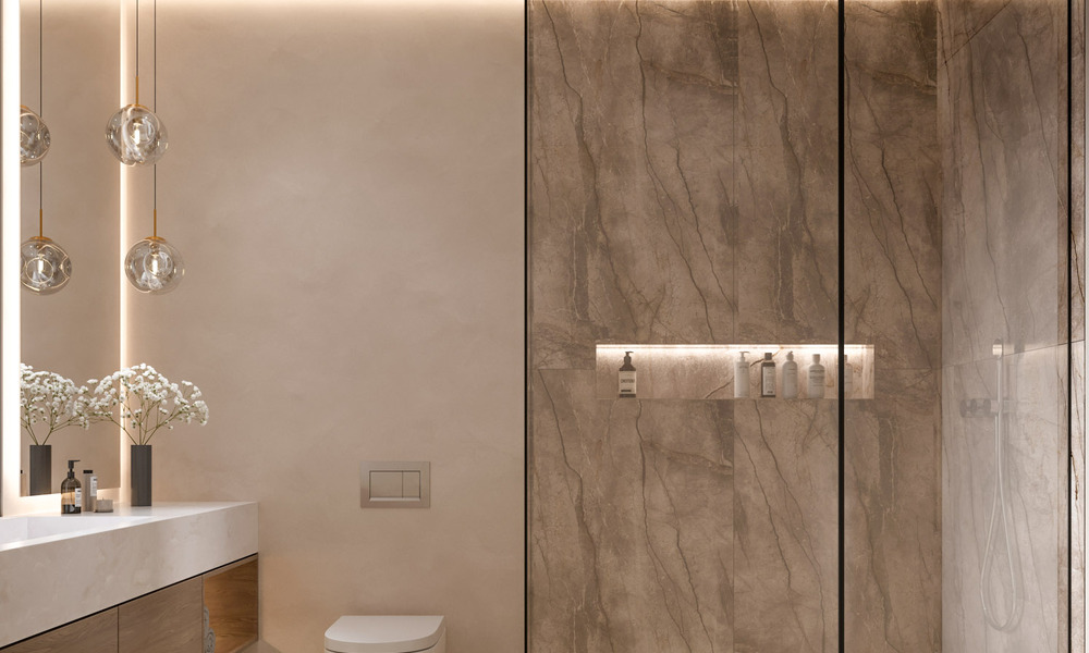 2 Villas de lujo nuevas en venta a poca distancia a pie de una casa club de golf en la New Golden Mile, Marbella - Estepona 794274