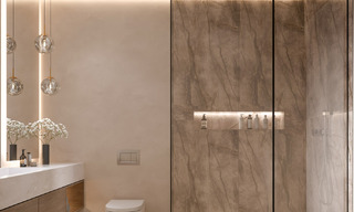 2 Villas de lujo nuevas en venta a poca distancia a pie de una casa club de golf en la New Golden Mile, Marbella - Estepona 794274 