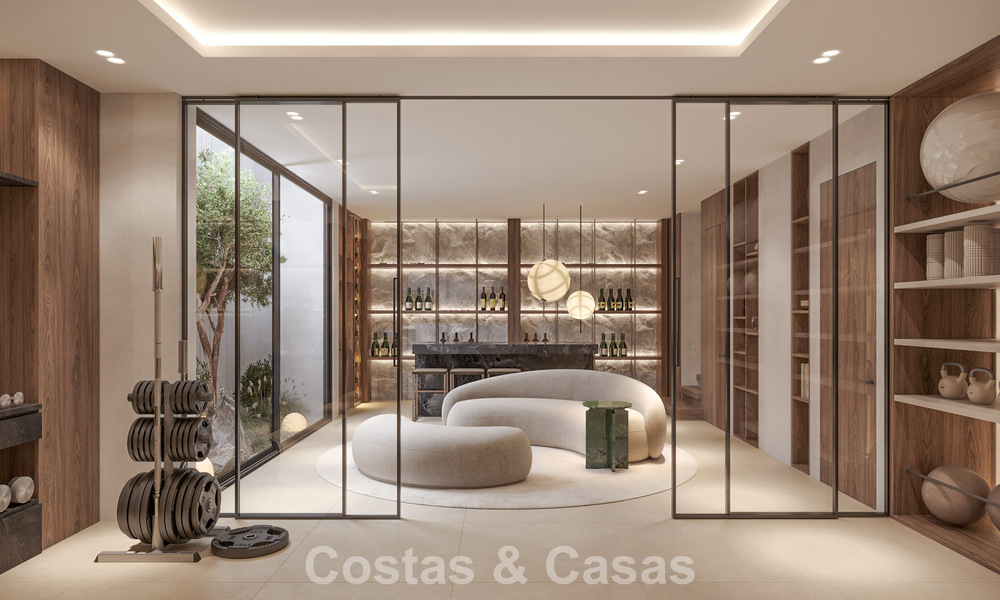 2 Villas de lujo nuevas en venta a poca distancia a pie de una casa club de golf en la New Golden Mile, Marbella - Estepona 794275