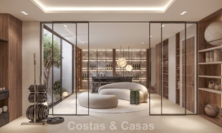 2 Villas de lujo nuevas en venta a poca distancia a pie de una casa club de golf en la New Golden Mile, Marbella - Estepona 794275 