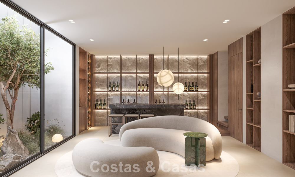 2 Villas de lujo nuevas en venta a poca distancia a pie de una casa club de golf en la New Golden Mile, Marbella - Estepona 794276