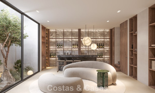 2 Villas de lujo nuevas en venta a poca distancia a pie de una casa club de golf en la New Golden Mile, Marbella - Estepona 794276 