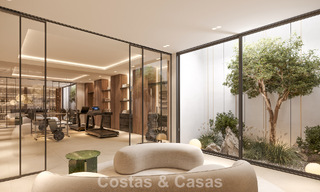 2 Villas de lujo nuevas en venta a poca distancia a pie de una casa club de golf en la New Golden Mile, Marbella - Estepona 794277 