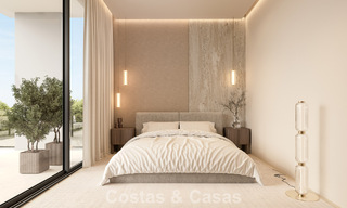 2 Villas de lujo nuevas en venta a poca distancia a pie de una casa club de golf en la New Golden Mile, Marbella - Estepona 794279 