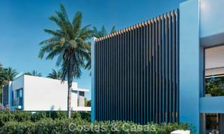 2 Villas de lujo nuevas en venta a poca distancia a pie de una casa club de golf en la New Golden Mile, Marbella - Estepona 794286 