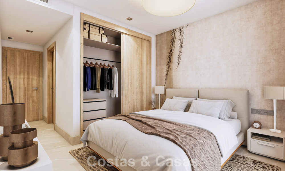 Nuevos apartamentos modernos con vistas fenomenales en venta en Mijas Costa, Costa del Sol 794617