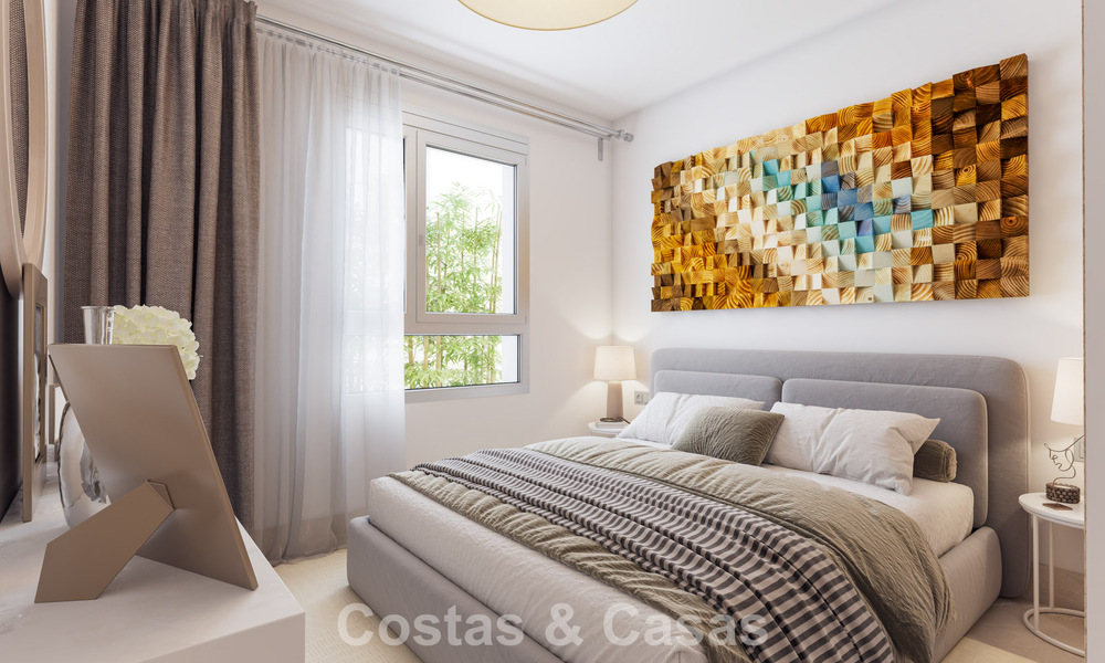 Nuevos apartamentos modernos con vistas fenomenales en venta en Mijas Costa, Costa del Sol 794618