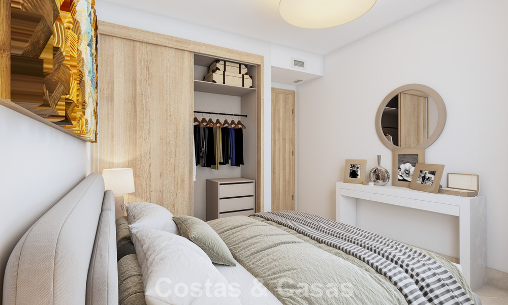 Nuevos apartamentos modernos con vistas fenomenales en venta en Mijas Costa, Costa del Sol 794619