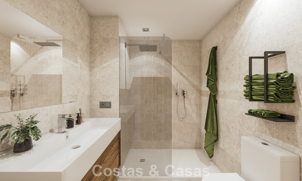 Nuevos apartamentos modernos con vistas fenomenales en venta en Mijas Costa, Costa del Sol 794620