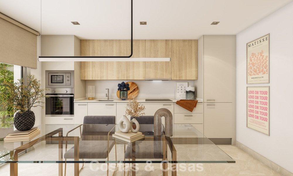 Nuevos apartamentos modernos con vistas fenomenales en venta en Mijas Costa, Costa del Sol 794622