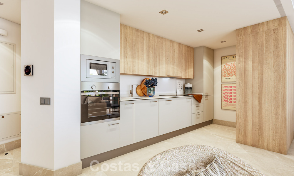 Nuevos apartamentos modernos con vistas fenomenales en venta en Mijas Costa, Costa del Sol 794628