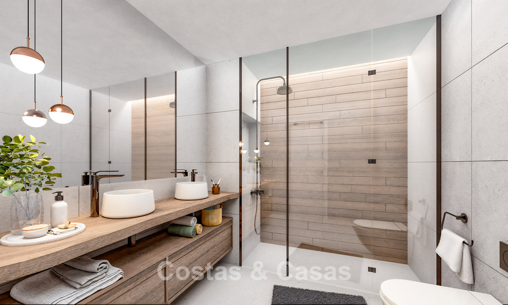 Apartamentos de lujo modernos de obra nueva en venta en la Nueva Milla de Oro, entre Marbella y Estepona 794743