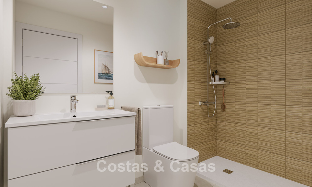 Hermosos apartamentos modernos con vistas panorámicas en venta en Benalmádena, Costa del Sol 794879