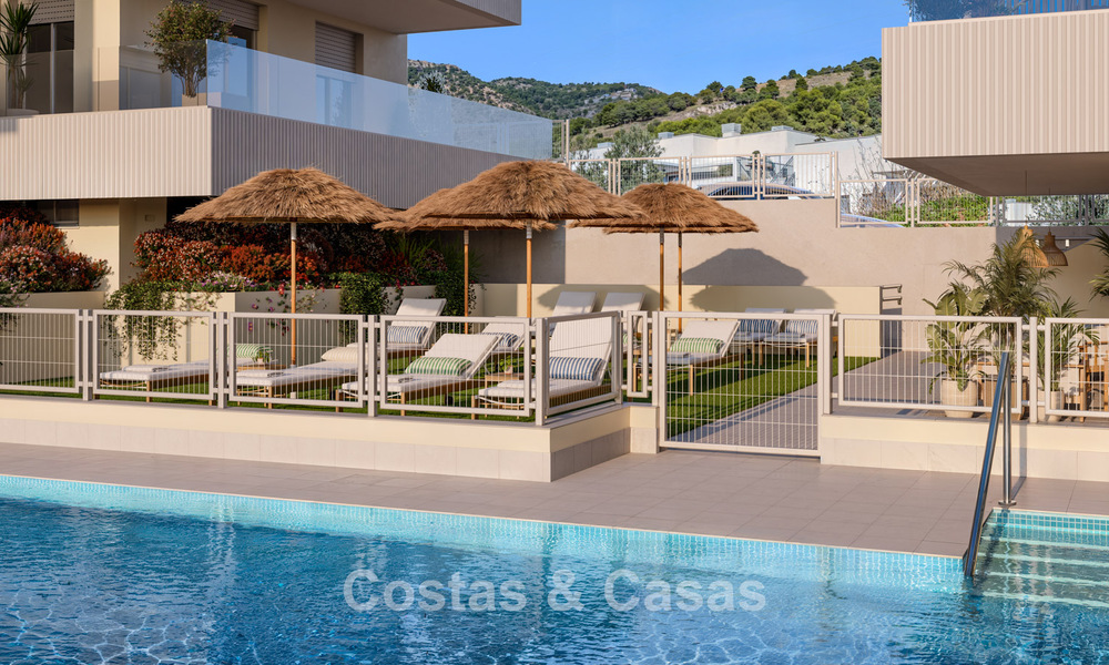 Hermosos apartamentos modernos con vistas panorámicas en venta en Benalmádena, Costa del Sol 794888