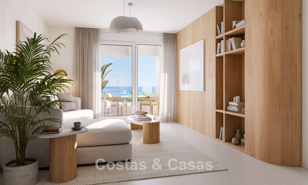 Hermosos apartamentos modernos con vistas panorámicas en venta en Benalmádena, Costa del Sol 794891