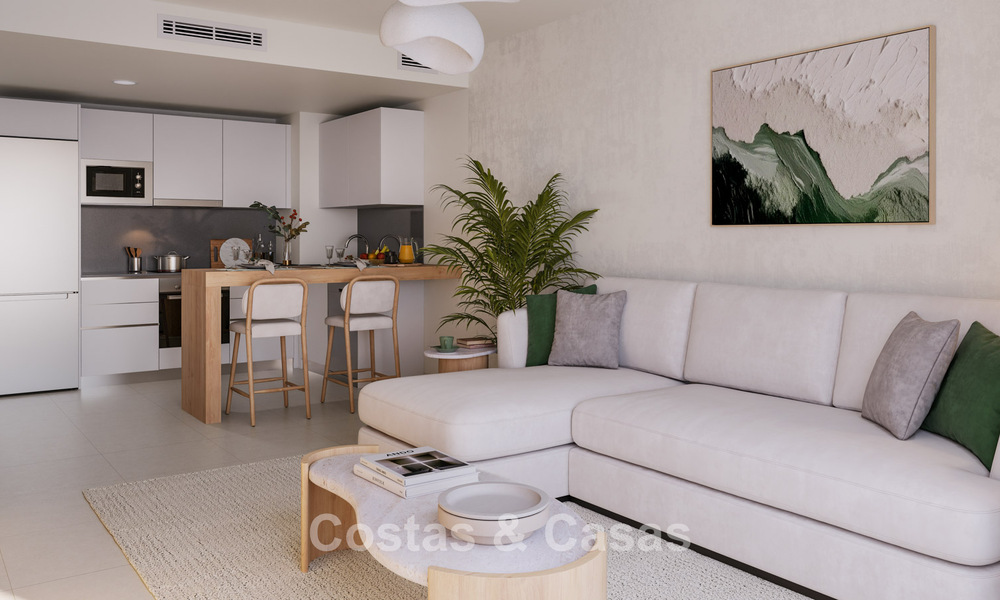Hermosos apartamentos modernos con vistas panorámicas en venta en Benalmádena, Costa del Sol 794892
