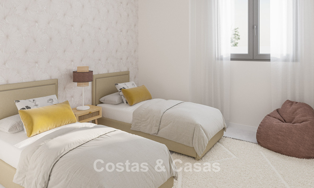 Apartamentos modernos en venta en un proyecto contemporáneo con vista al mar en Benalmádena, Costa del Sol 794893