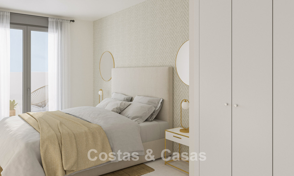 Apartamentos modernos en venta en un proyecto contemporáneo con vista al mar en Benalmádena, Costa del Sol 794894
