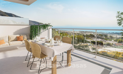 Apartamentos modernos en venta en un proyecto contemporáneo con vista al mar en Benalmádena, Costa del Sol 794896