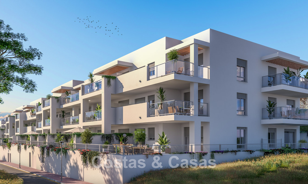 Apartamentos modernos en venta en un proyecto contemporáneo con vista al mar en Benalmádena, Costa del Sol 794900