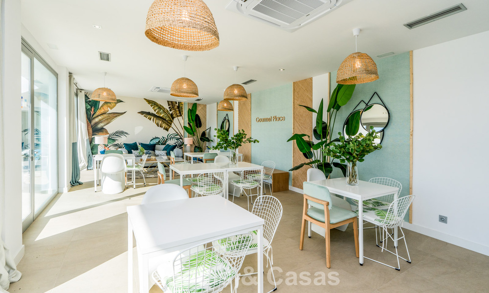 Apartamentos modernos en venta en un proyecto contemporáneo con vista al mar en Benalmádena, Costa del Sol 794906