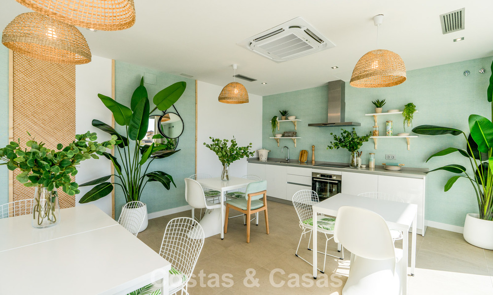 Apartamentos modernos en venta en un proyecto contemporáneo con vista al mar en Benalmádena, Costa del Sol 794908