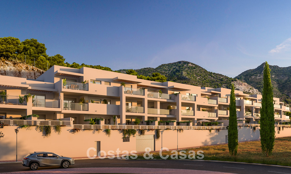 Apartamentos modernos en venta en un proyecto contemporáneo con vista al mar en Benalmádena, Costa del Sol 794916