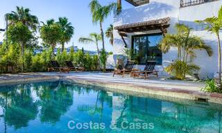 Villa de lujo mediterránea lista para entrar a vivir en venta en la New Golden Mile entre Marbella y Estepona 794984 