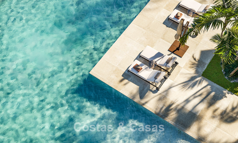 Apartamentos modernos con vistas panorámicas al mar en venta en un resort de golf en Mijas Costa, Costa del Sol 794774