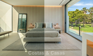 Villa adosada ultramoderna con piscina privada en venta en la Milla de Oro de Marbella 795046 