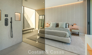 Villa adosada ultramoderna con piscina privada en venta en la Milla de Oro de Marbella 795047 