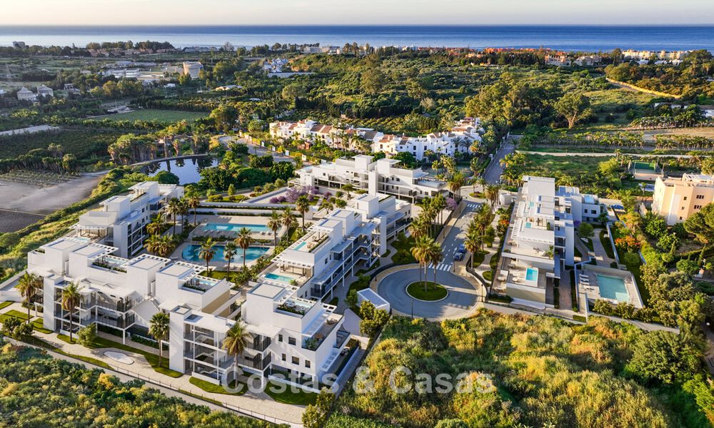Apartamentos modernos con impresionantes vistas al mar en venta en la Nueva Milla de Oro entre Marbella y Estepona 795069