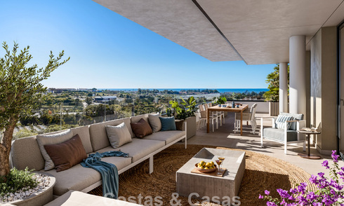 Apartamentos modernos con impresionantes vistas al mar en venta en la Nueva Milla de Oro entre Marbella y Estepona 795072