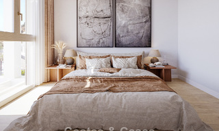 Exclusivas villas pareadas con vistas al mar en venta en un entorno de golf privilegiado en Mijas, Costa del Sol 795295 