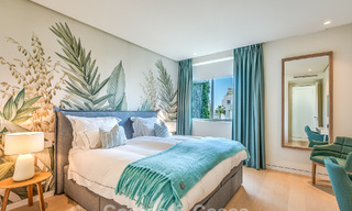 Lujoso apartamento contemporáneo en planta baja con vistas al mar en venta en un complejo boutique cerca de Marbella 795346 