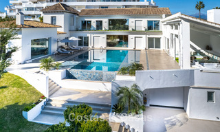 Villa de lujo completamente renovada en venta a pocos pasos del campo de golf en Guadalmina Alta, Marbella 795856 