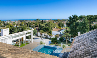 Villa de lujo completamente renovada en venta a pocos pasos del campo de golf en Guadalmina Alta, Marbella 795857 
