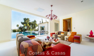 Villa de lujo completamente renovada en venta a pocos pasos del campo de golf en Guadalmina Alta, Marbella 795879 