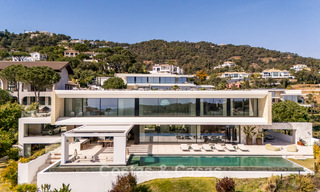 Espectacular villa de lujo contemporánea en venta con vistas al mar en El Madroñal, Marbella - Benahavís 796239 