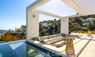 Espectacular villa de lujo contemporánea en venta con vistas al mar en El Madroñal, Marbella - Benahavís 796282 