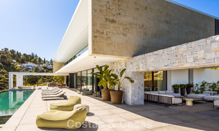 Espectacular villa de lujo contemporánea en venta con vistas al mar en El Madroñal, Marbella - Benahavís 796287 