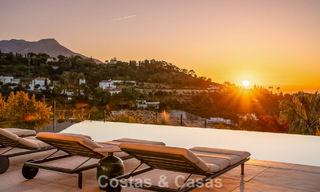 Espectacular villa de lujo contemporánea en venta con vistas al mar en El Madroñal, Marbella - Benahavís 796301 